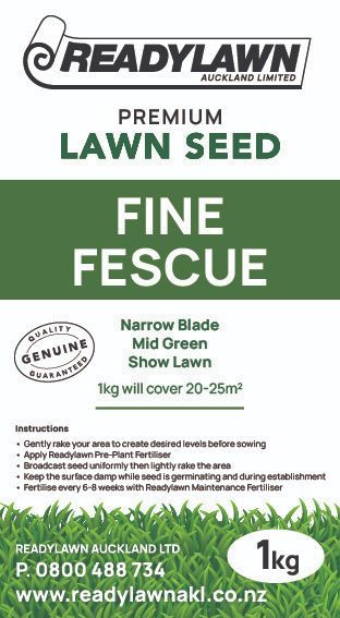 Fine Fescue Premium Lawn Seed Buy Online Readylawn Auckland